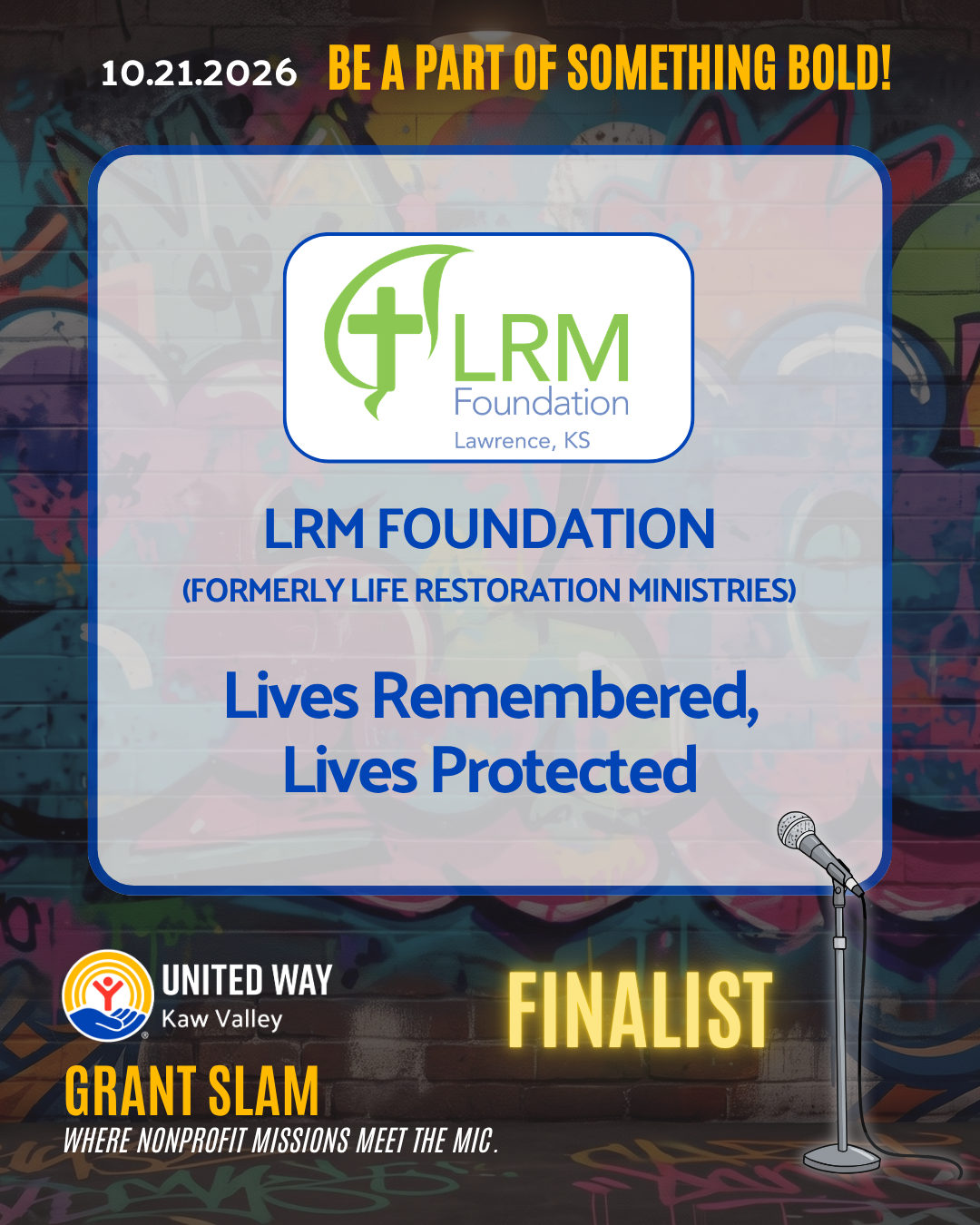 Grant Slam Finalist - LRM Foundation