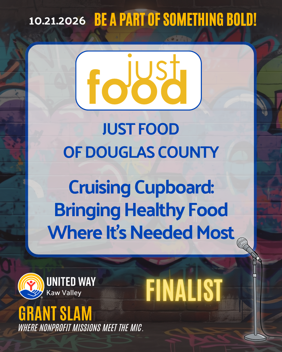 Grant Slam Finalist - Just Foods