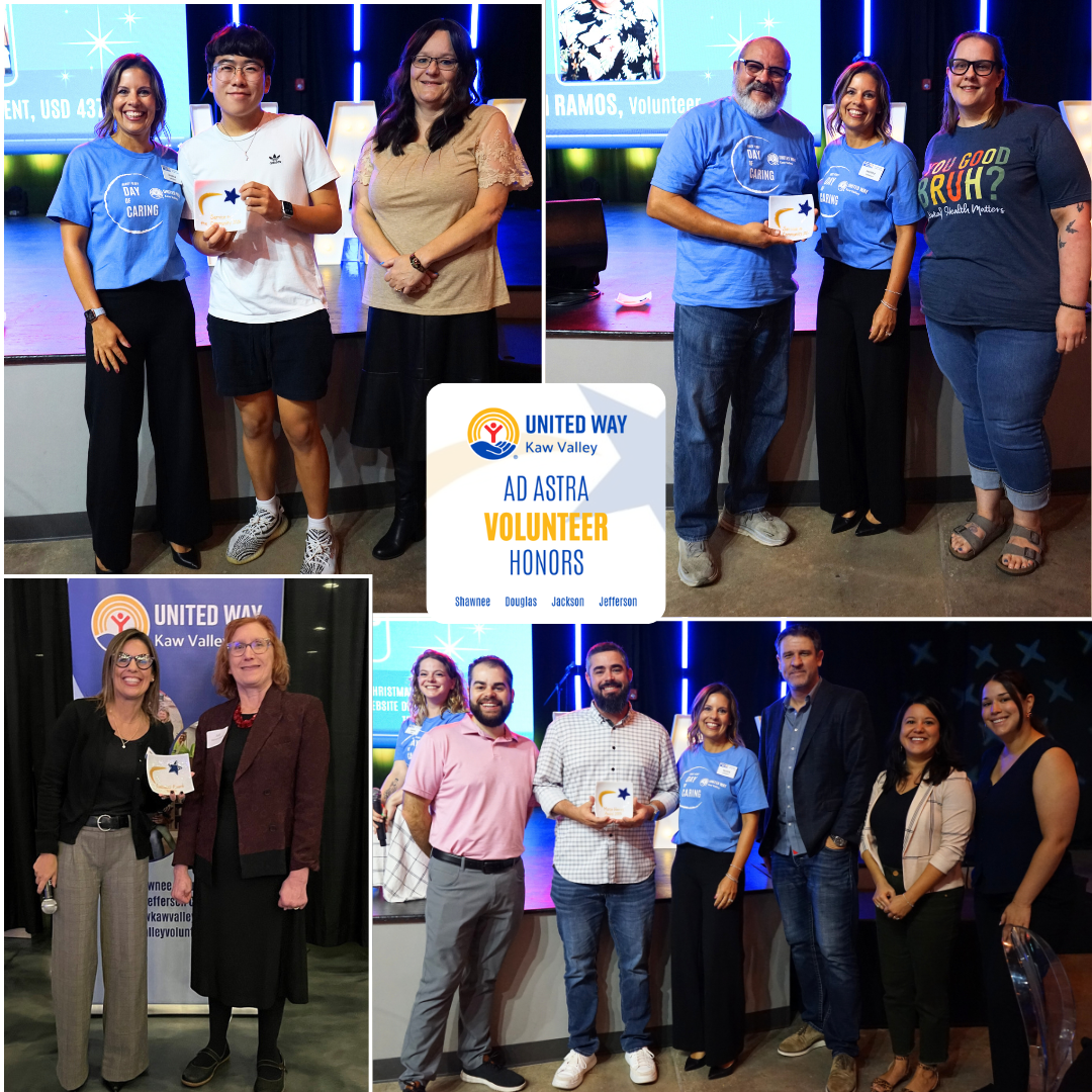 Photos of the 2025 Ad Astra Volunteer Honors recipients (collage)
