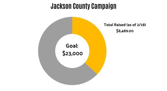 Goal: $23,000: as of 2/18/25 $8,489.00