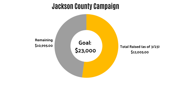 Total raised as of 3/23 $12,005
