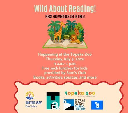 Wild About Reading, Thursday, July 9th, 9am-1pm